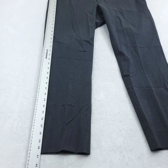 Meyer Dress Pants Mens Size 58 (US 42) Bonn in Dark Gray Polyester & Wool Blend